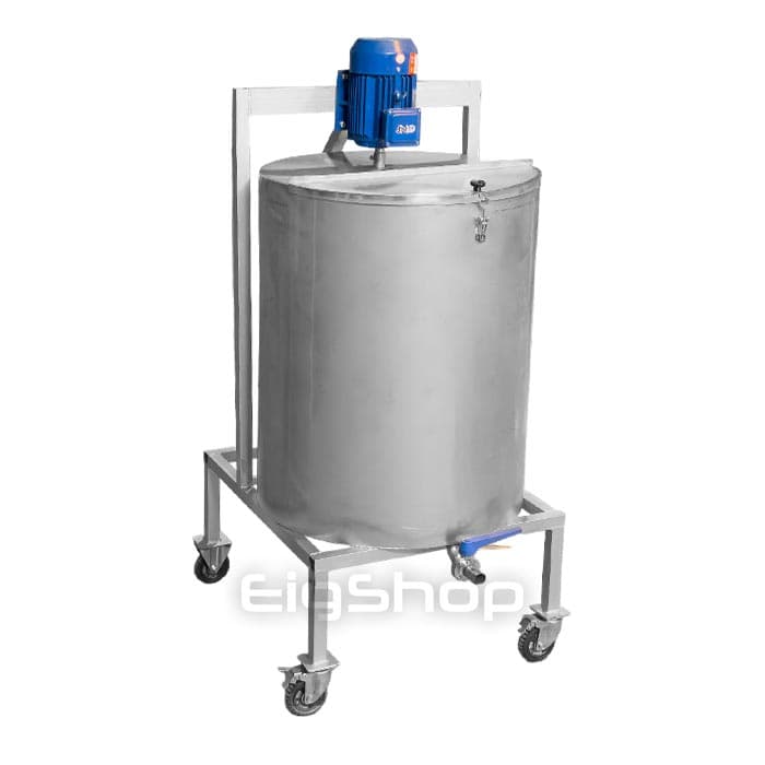کره گیر 500 لیتری صنعتی استیل (EIG گیربکس دار)