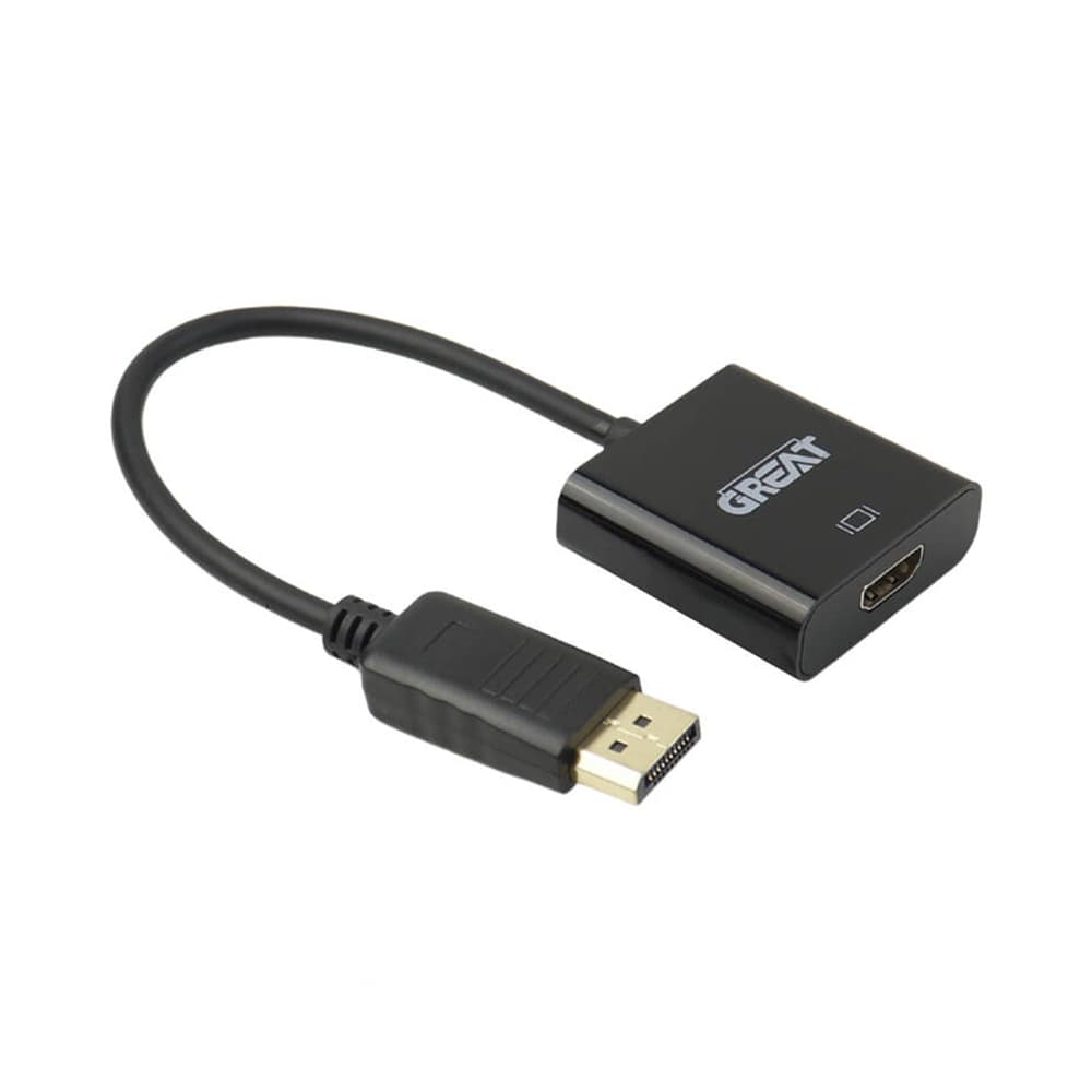 تبدیل دیسپلی پورت DISPLAY PORT به HDMI مدل GREAT