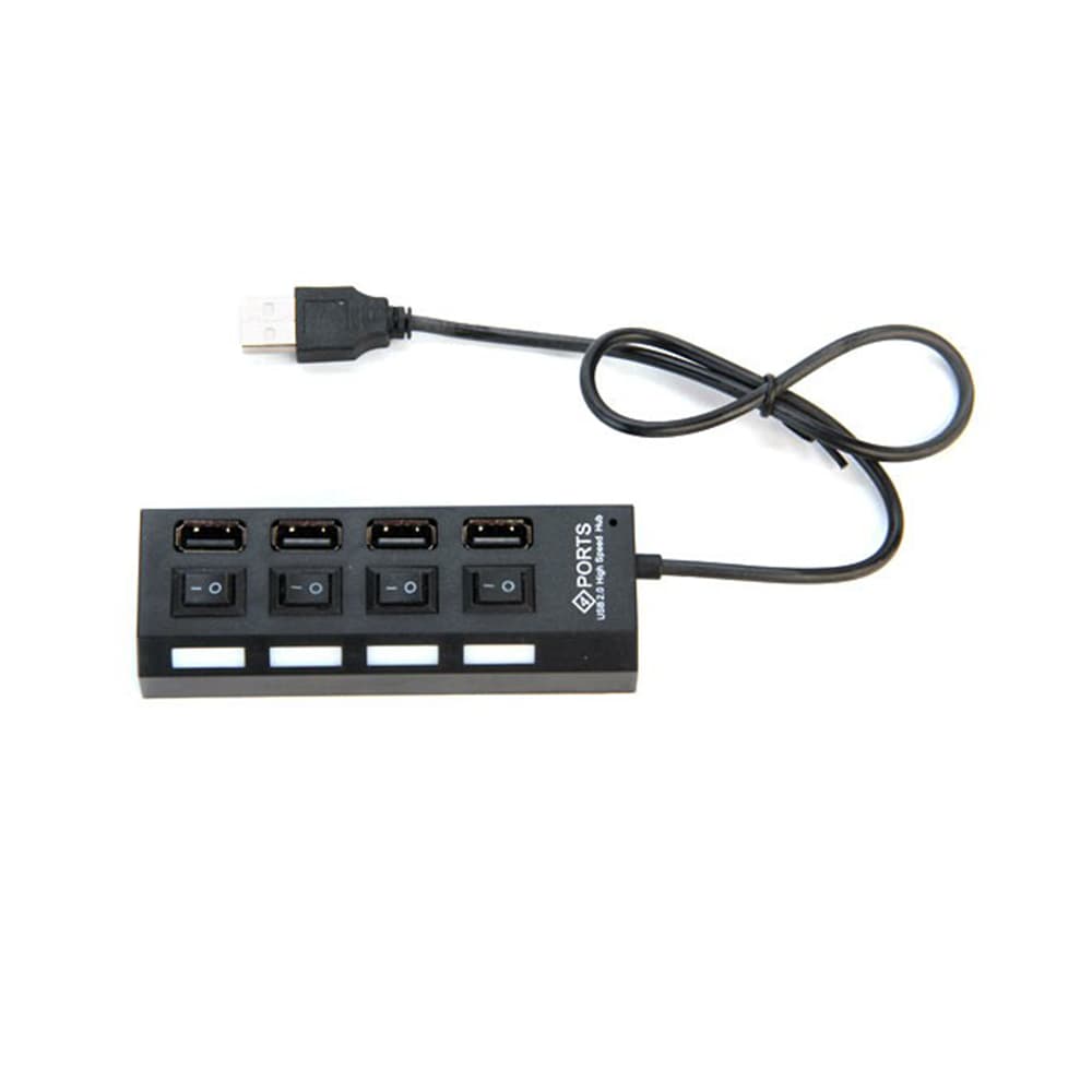 هاب USB 2.0 چهار پورت کلید دار