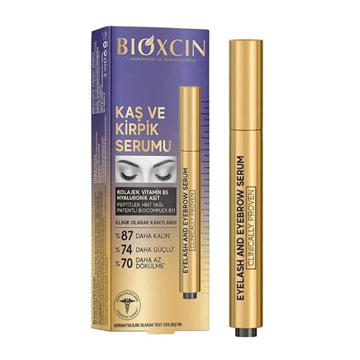 سرم تقویت مژه و ابرو بیوکسین حاوی کلاژن و هیالورونیک اسید 3 میل — تصویر ۶