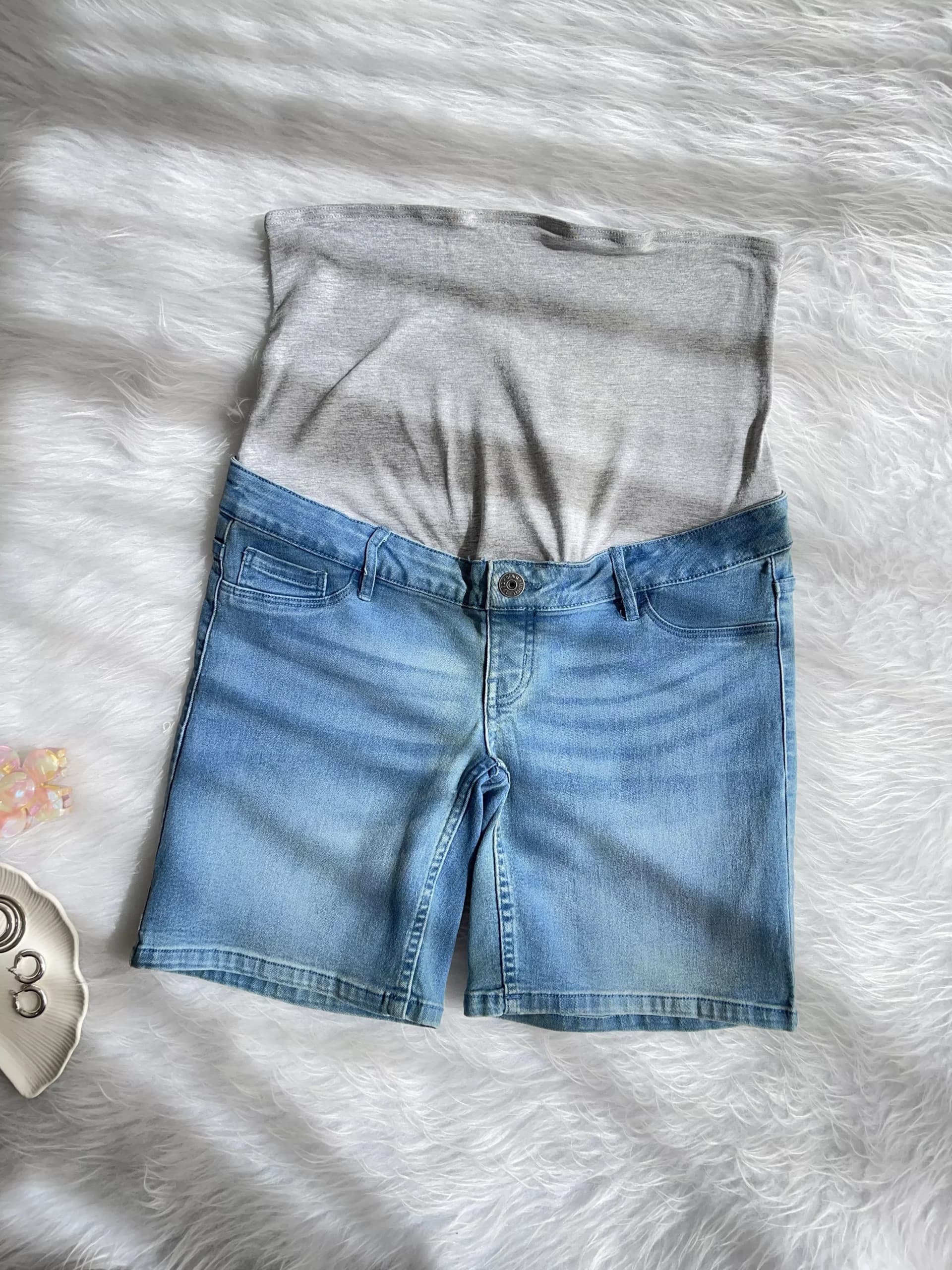 شلوارک جین بارداری اسمارا — تصویر ۵