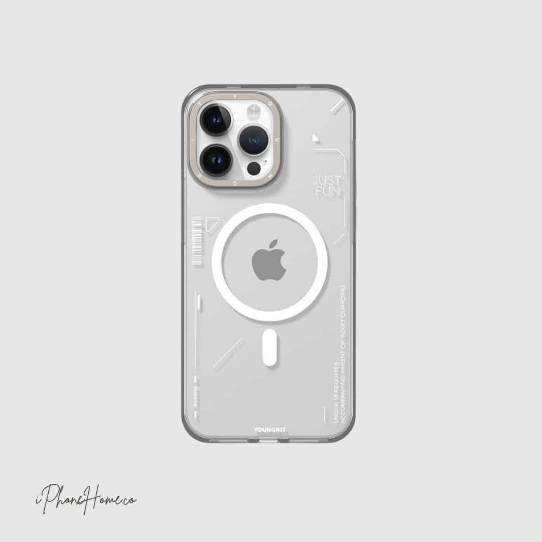 قاب یانگ کیت Just Fun مگ سیف شفاف مناسب iPhone 16 Pro Max (8064)