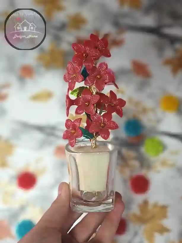 گل مصنوعی کریستالی — تصویر ۵