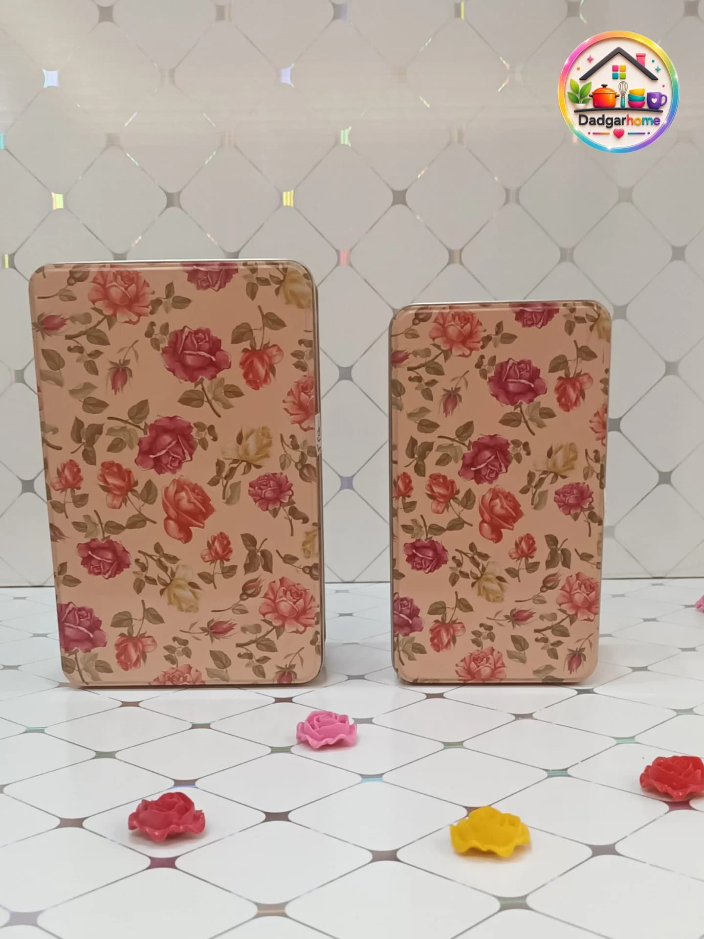 جعبه فلزی جواهرات مستطیل — تصویر ۸