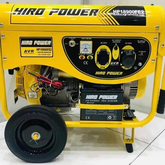 موتور برق 8500 وات بنزینی هیروپاور مدل HIRO POWER HP19900FE2 — تصویر ۳
