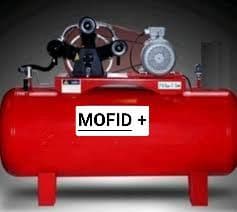 کمپرسور هوا ۵۰۰ لیتری 5.5 اسب سه فاز MOFID 5.5/3080/3PH
