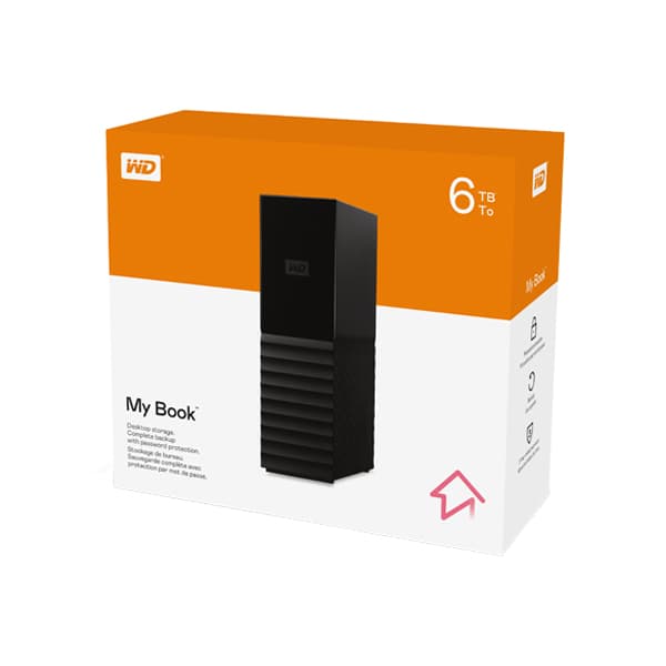 هارددیسک اکسترنال وسترن دیجیتال مدل My Book Desktop ظرفیت 6 ترابایت — تصویر ۴