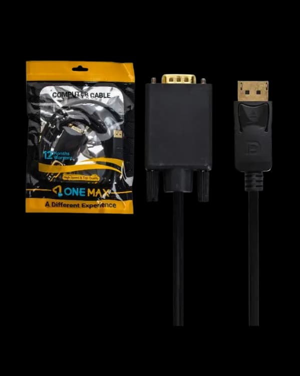 کابل DisplayPort To VGA وان مکس (ONE MAX) — تصویر ۳
