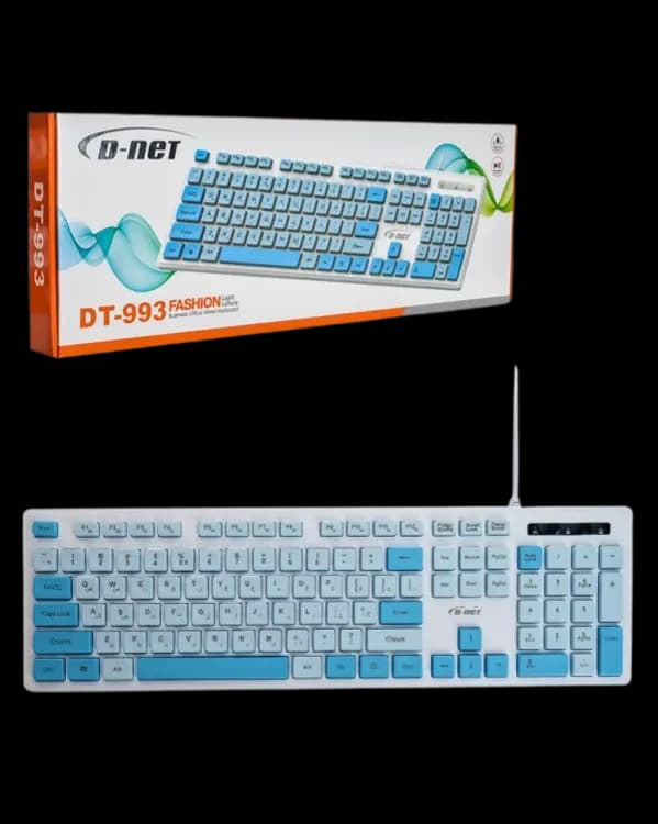 کیبورد سیم دار دی نت مدل DT-993 — تصویر ۶