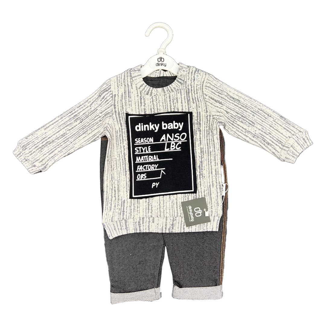 آستین بلند و شلوار dinky baby
