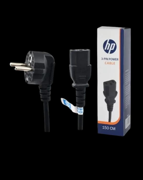 کابل برق سه پین کامپیوتری HP — تصویر ۲