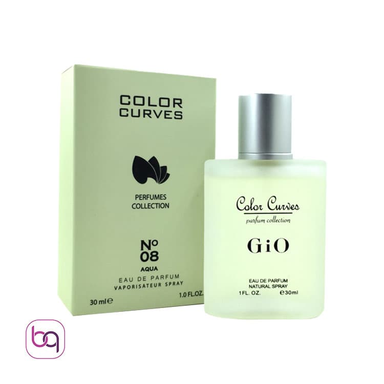 ادکلن جیبی 30 میلی لیتر کالر کروس Gio شماره 8 — تصویر ۲