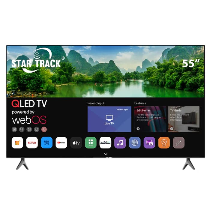 تلویزیون استارترک 55 اینچ QLED 4K اسمارت مدل ST-55KQ-AZ2300WEB