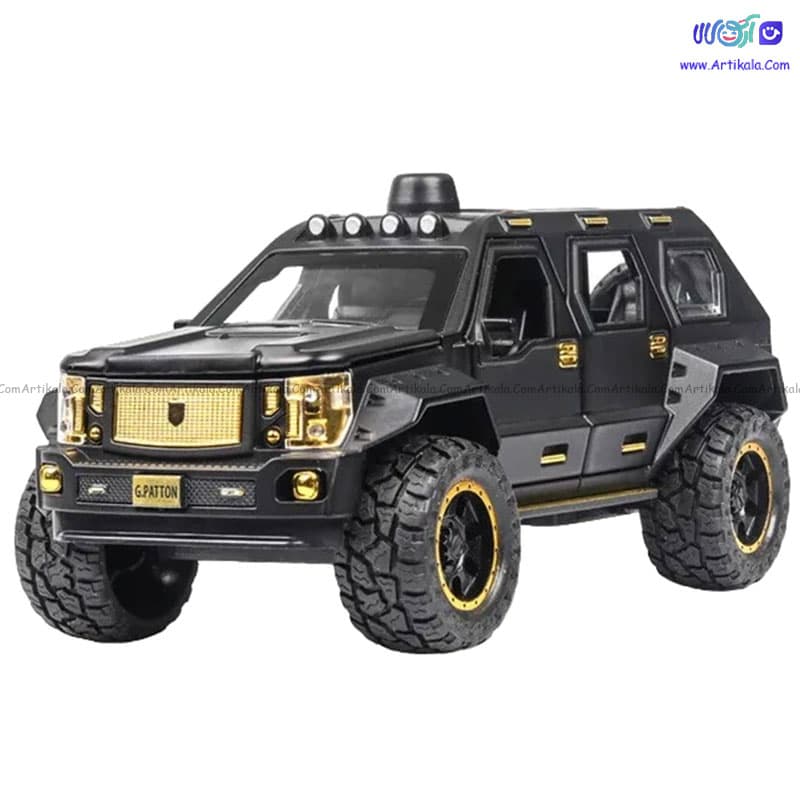 ماشین فلزی G.patton Gx Armored Car یک مقیاس 1:24