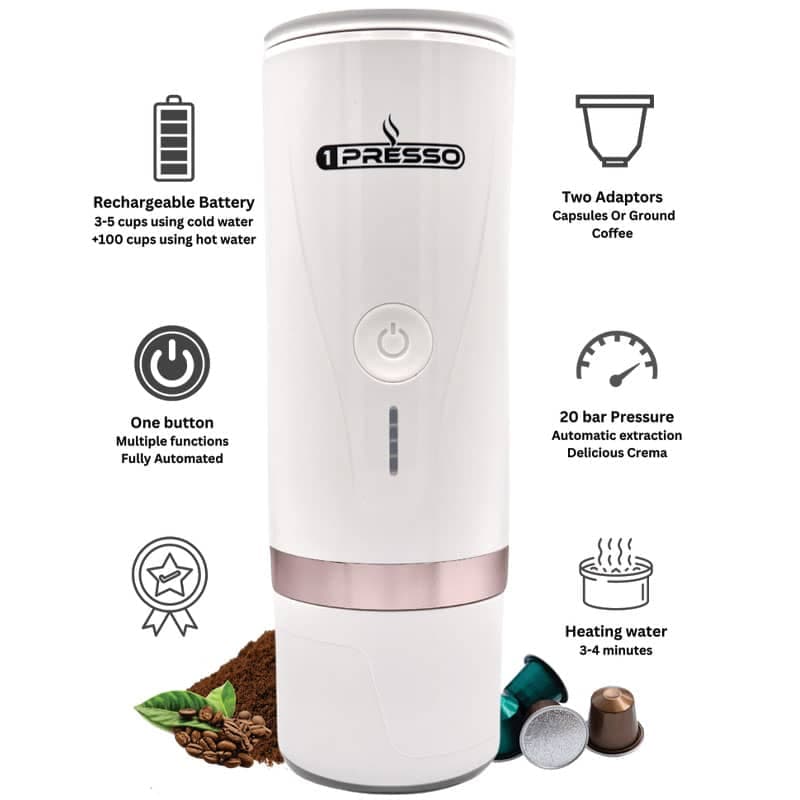 قهوه ساز شارژی قابل حمل 1Presso Coffee Maker — تصویر ۳