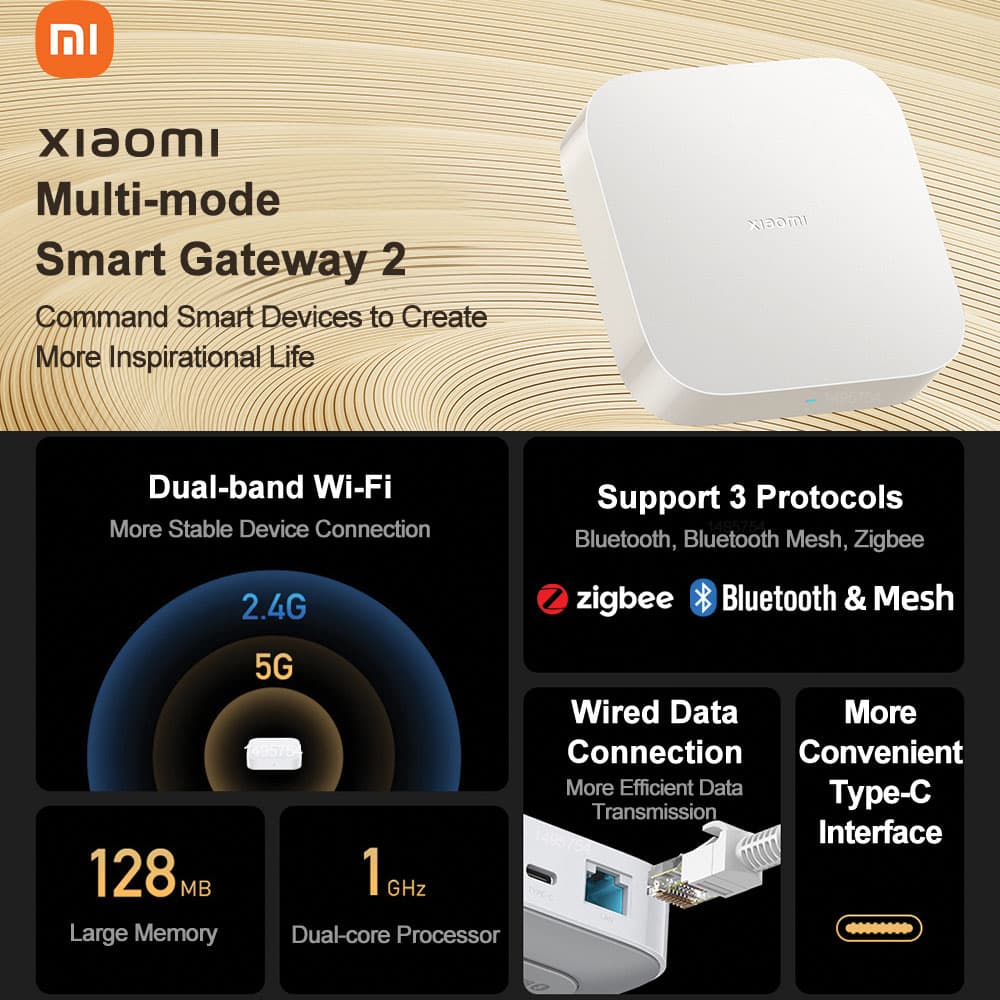 هاب خانه هوشمند Smart Home Hub 2 شیائومی — تصویر ۳