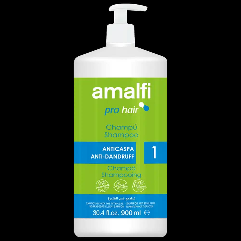 شامپو حرفه ای ضدشوره 900 میل آمالفی | Amalfi Professional Anti-Dandruff Shampoo 900 ml — تصویر ۴
