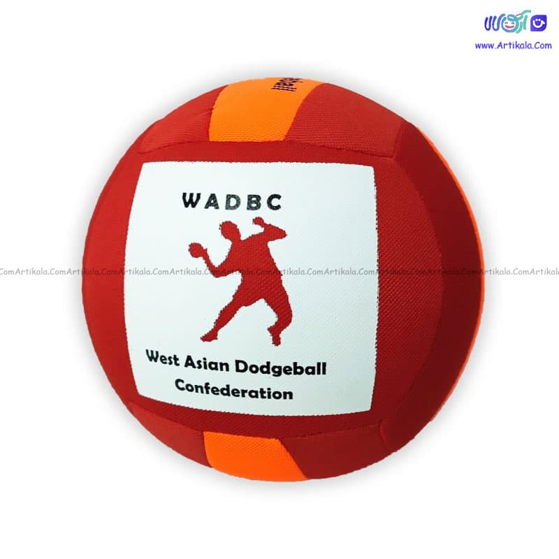 توپ داژبال پارچه ای سایز 3 مدل WADBC ( وسطی )