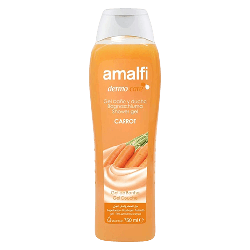 شامپو بدن 750 میل هویج امالفی-Amalfi Dermo Care Shower Gel, Carrot, 750 ml