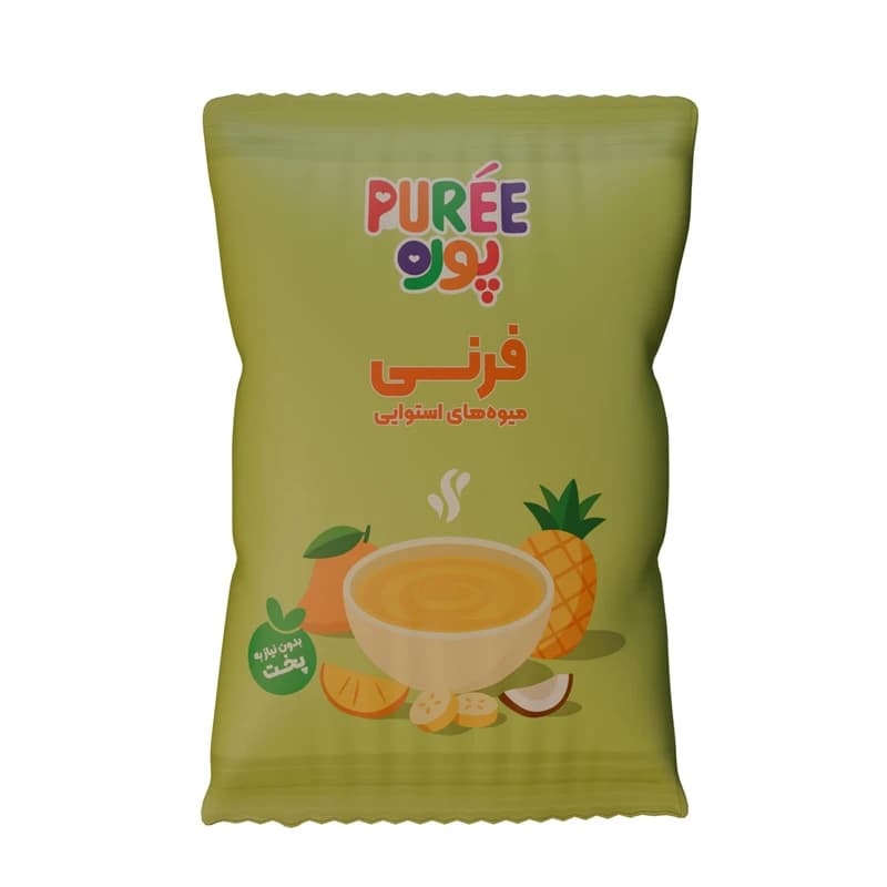 پودر فرنی نیمه آماده پوره 35 گرمی