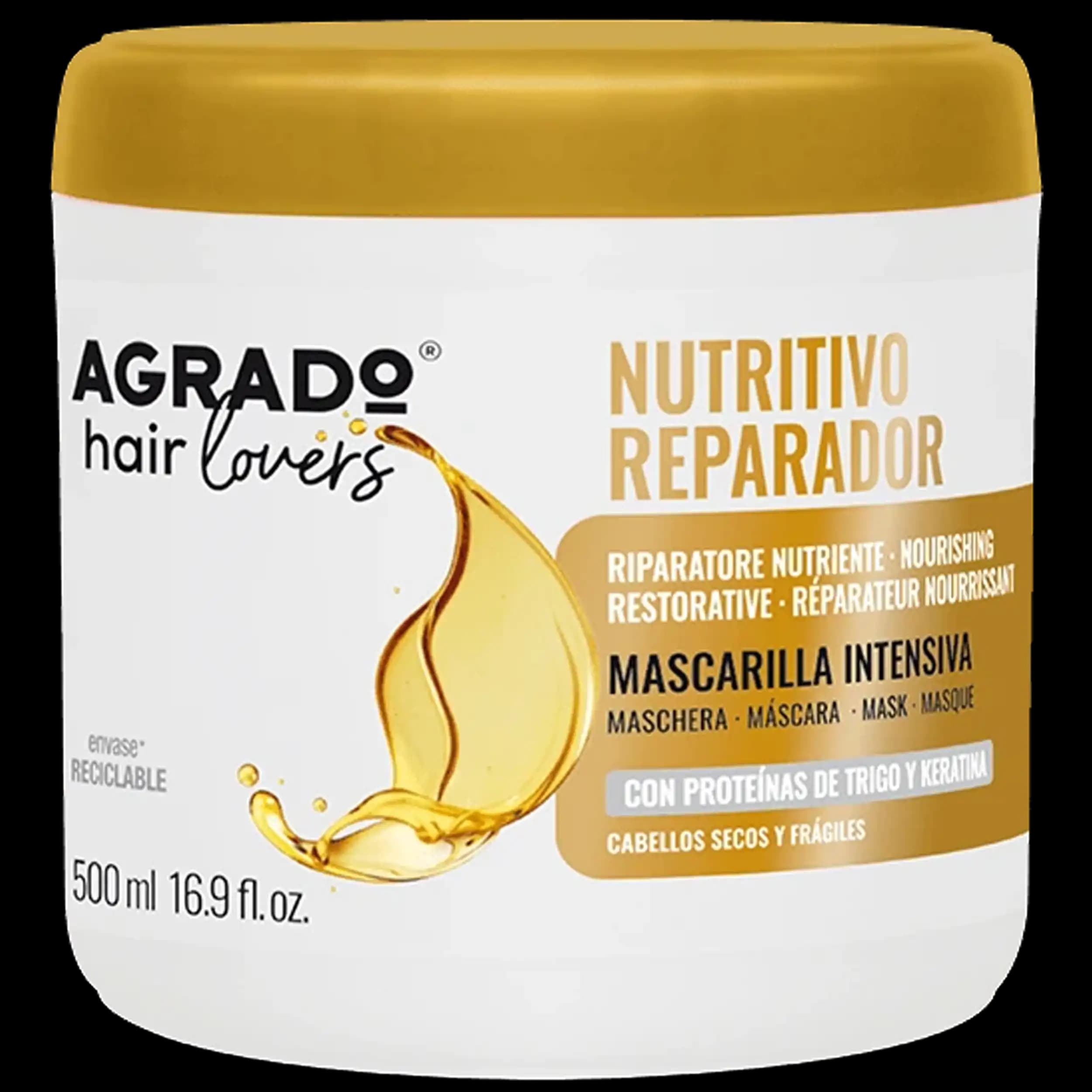 ماسک مو تقویتی و تغذیه 500 میل آگرادو | Nourishing Hair Mask