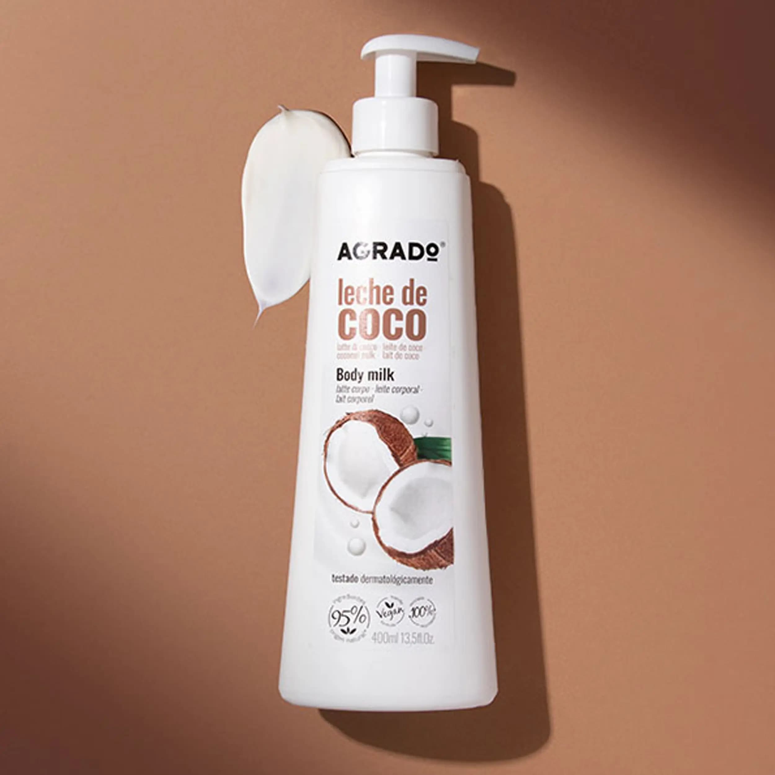 لوسیون بدن نارگیلی 400 میل آگرادو | Body Milk Coconut — تصویر ۷