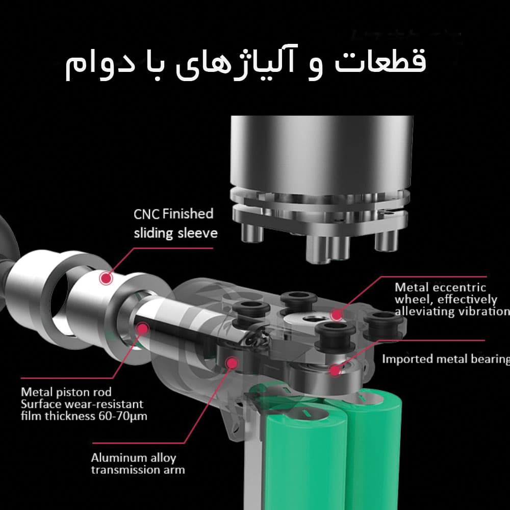 ماساژور تفنگی هوشمند Tech Love Smart Massager TL2001 شیائومی — تصویر ۸
