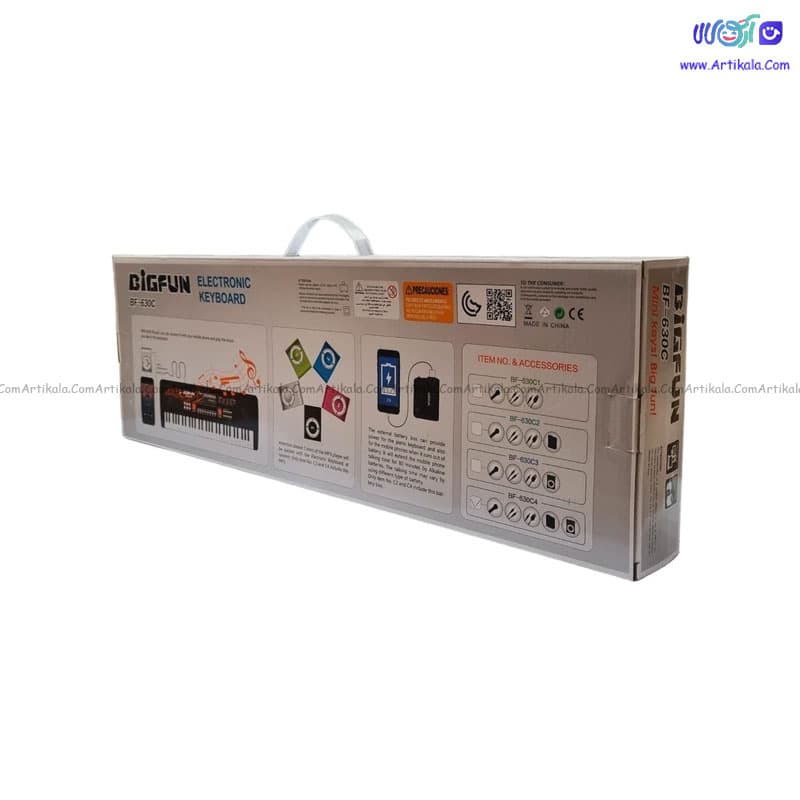 کیبورد الکترونیک 61 کلید بیگ فان مدل BF-630c — تصویر ۶