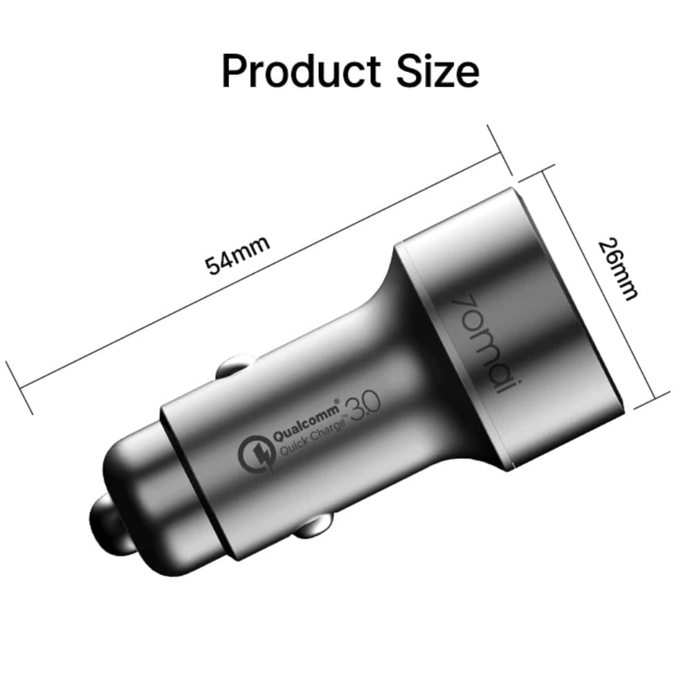 شارژر فندکی سریع 70mai Dual USB شیائومی — تصویر ۱۱