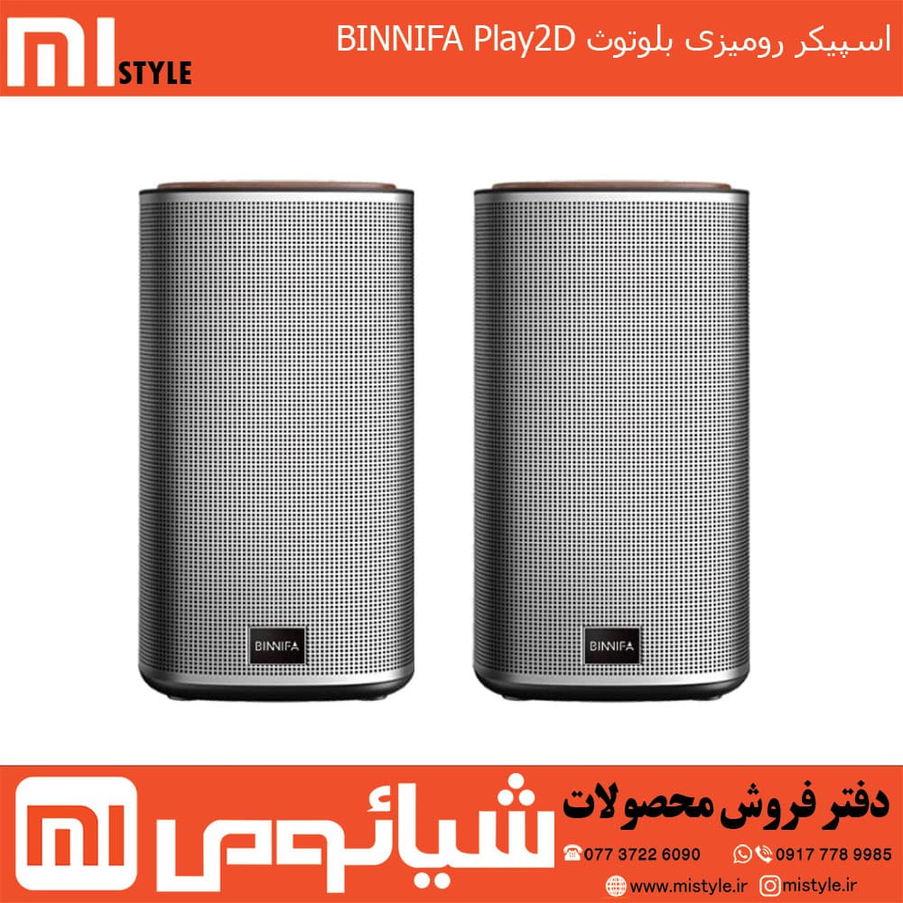 اسپیکر رومیزی بلوتوث BINNIFA Play2D