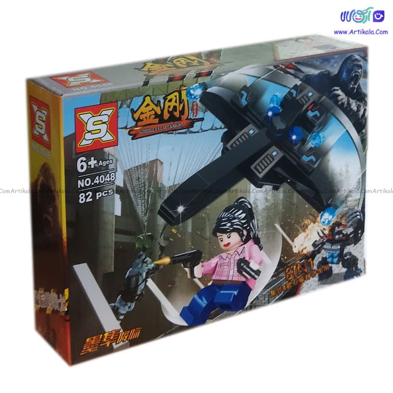 لگو 82 قطعه مدل فضاپیما جنگی کد 8-4048