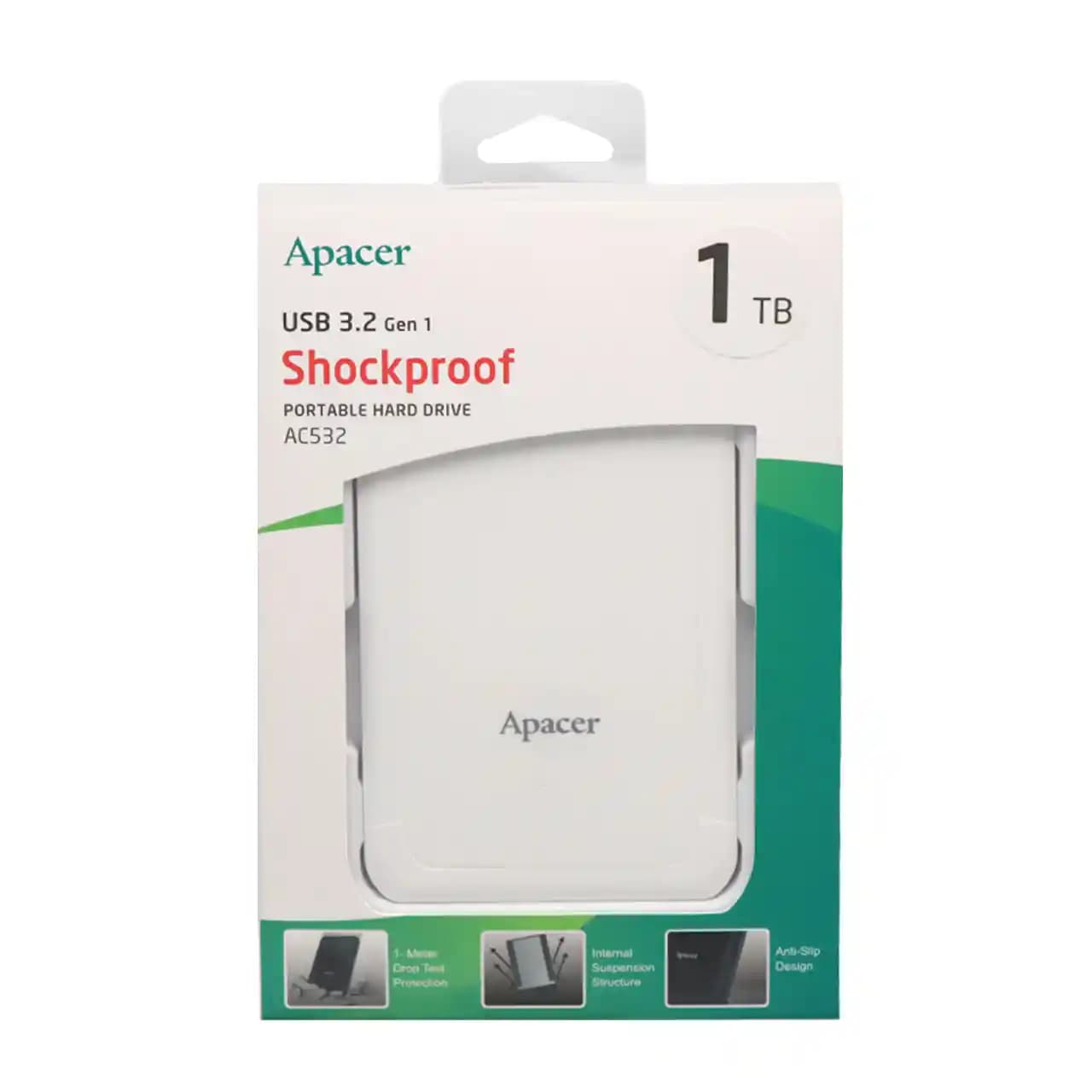 هارد اکسترنال APACER مدل AC532 ظرفیت 1 ترابایت — تصویر ۶