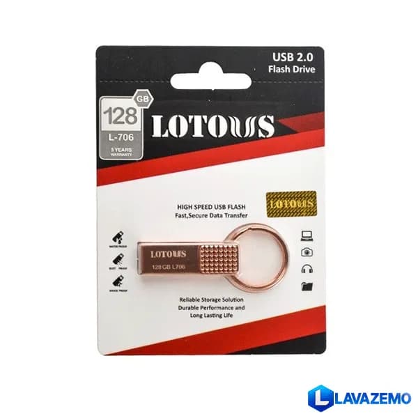 فلش مموری لوتوس مدل 706 ظرفیت 128 گیگابایت — تصویر ۵
