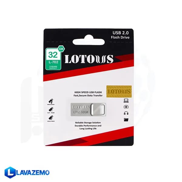 فلش مموری لوتوس مدل L702 ظرفیت ۳۲ گیگابایت — تصویر ۶