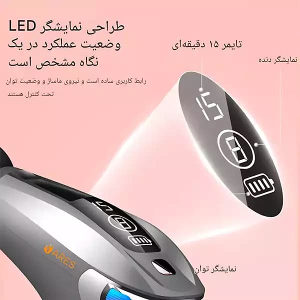 ماساژور تفنگی ارس مدل ARES RS G105 — تصویر ۵