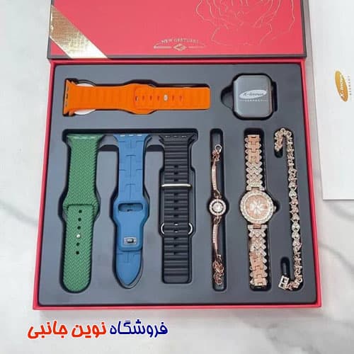 پک ساعت هوشمند ایکس اینوا مدل MX11 Mini دارای 1+4بند ا X-inova MX11 Mini Smart Watch (تک/عمده)