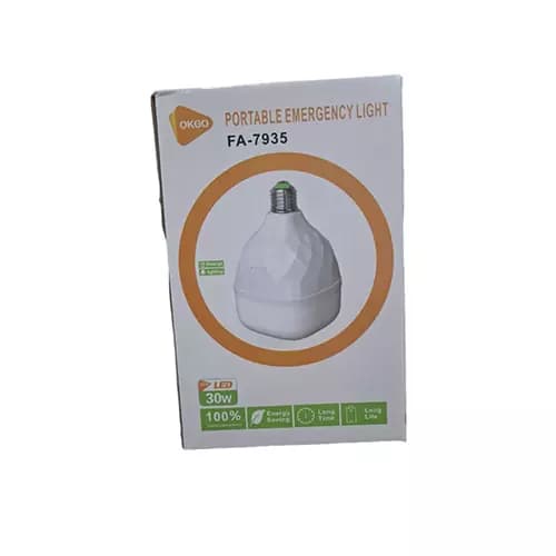 لامپ اضطراری شارژی سرپیچی 30 وات OKGO مدل FA-7935 — تصویر ۱۰