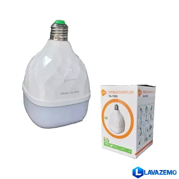 لامپ اضطراری شارژی سرپیچی 30 وات OKGO مدل FA-7935 — تصویر ۴