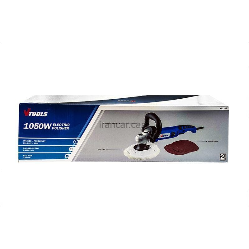 دستگاه پولیش روتاری 150 میلی متری وی تولز Vtools مدل 152122 — تصویر ۱۰