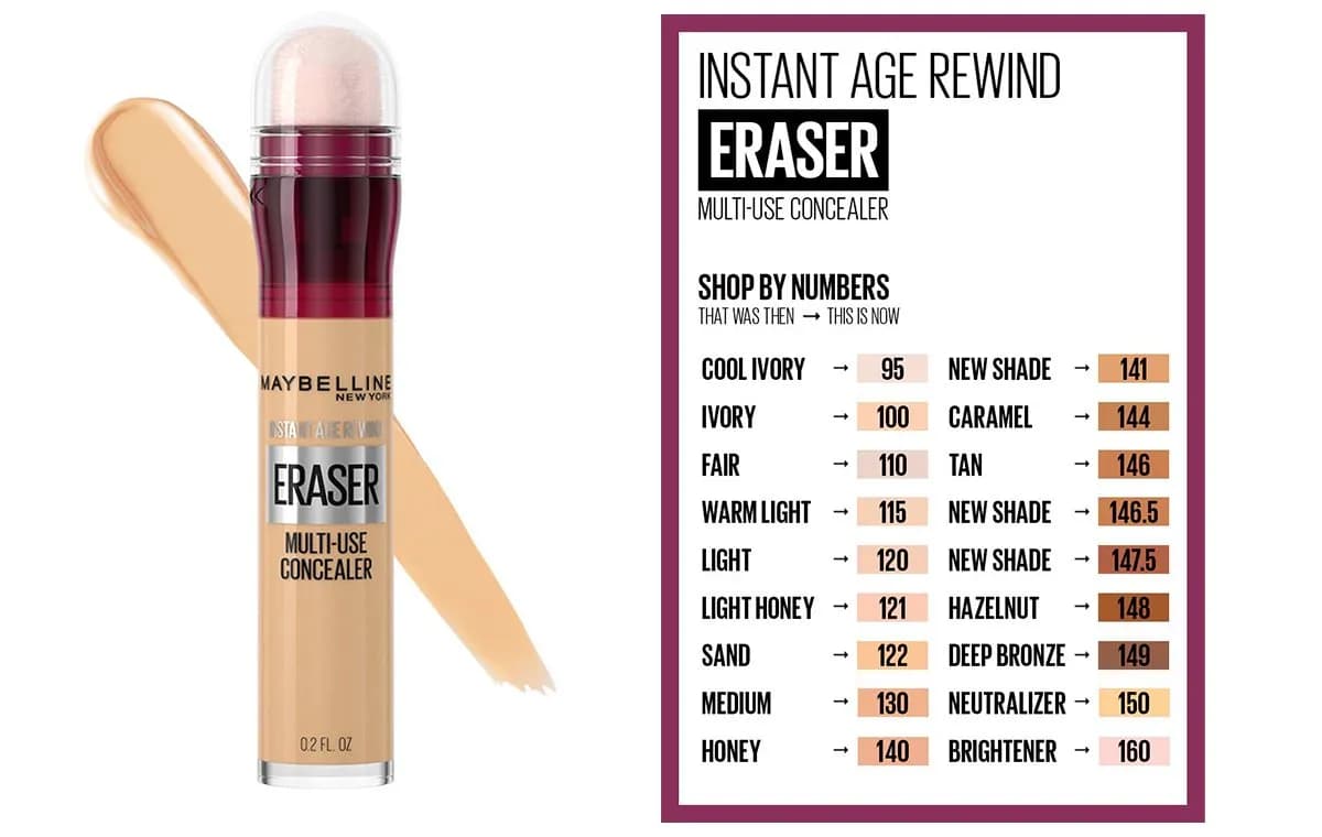 کانسیلر مدل Eraser میبلین رنگ 01 — تصویر ۴