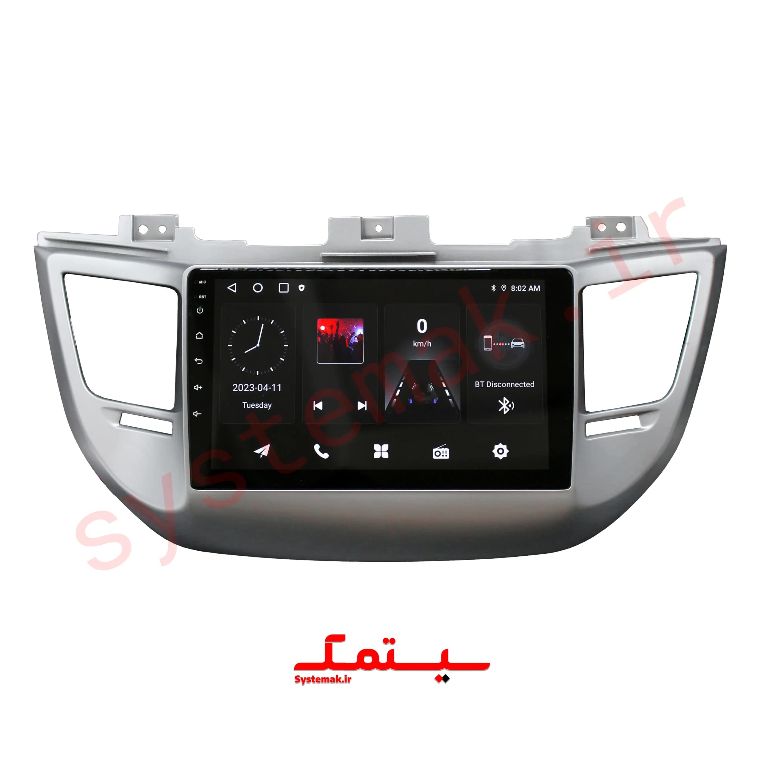 مانیتور اندروید برای ماشین توسان 2018 | 11 اینچ
