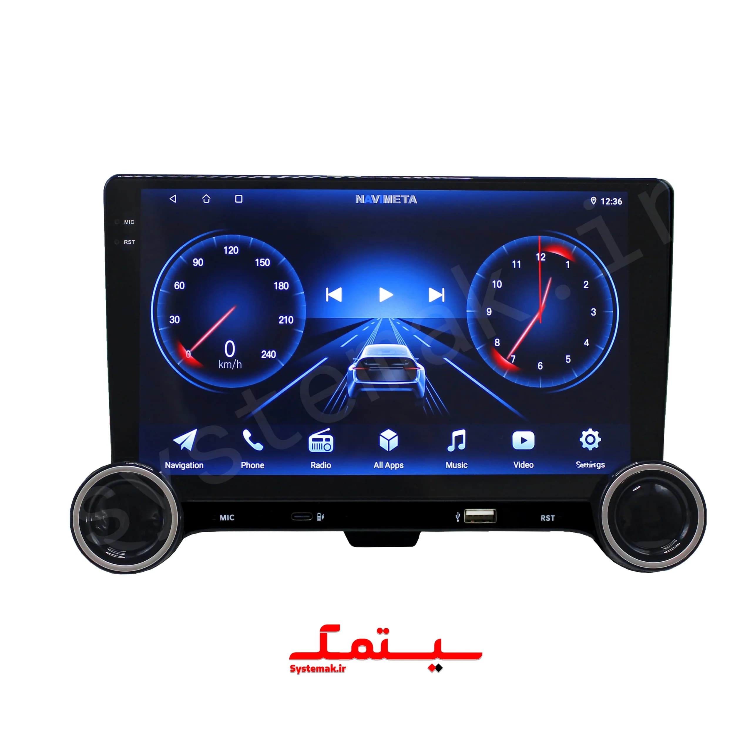 مانیتور اندروید برای نیسان ولوم دار