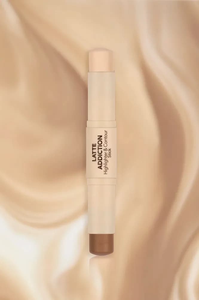 کانتور و هایلایتر استیکی Latte Addiction فلورمار رنگ Soft cream 003 — تصویر ۷