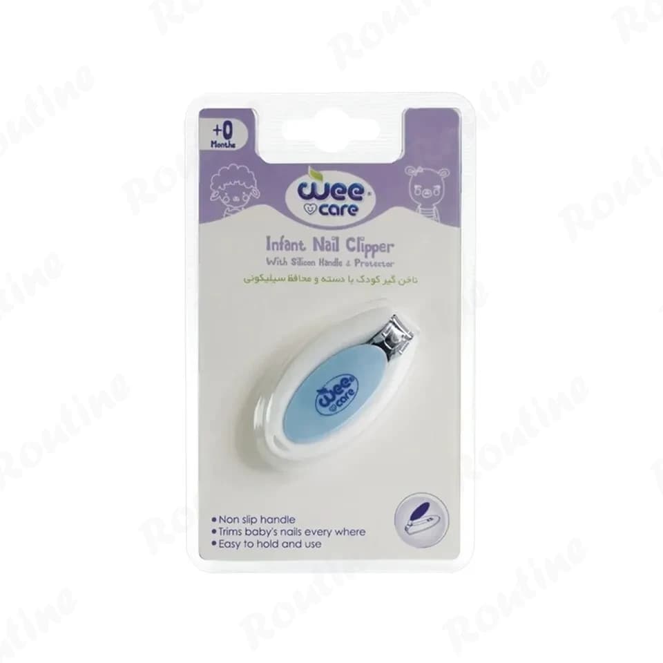 ناخن گیر محافظ دار کودک وی‌کر با دسته سیلیکونی A816