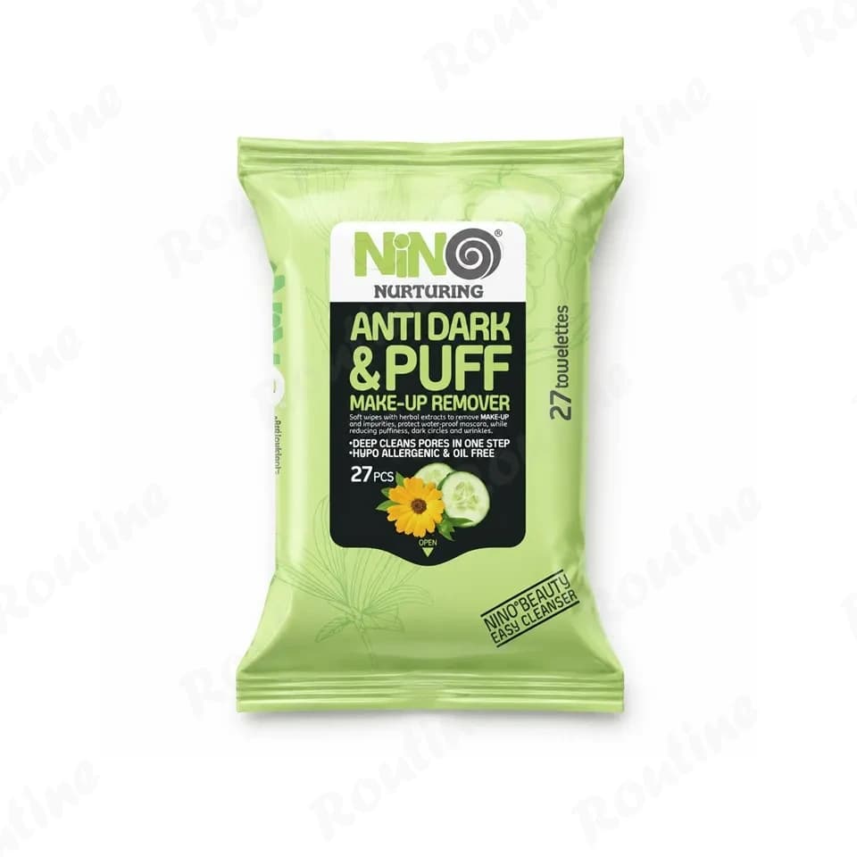 دستمال مرطوب آرایش پاک‌کن مدل Cucumber نینو 27 عددی