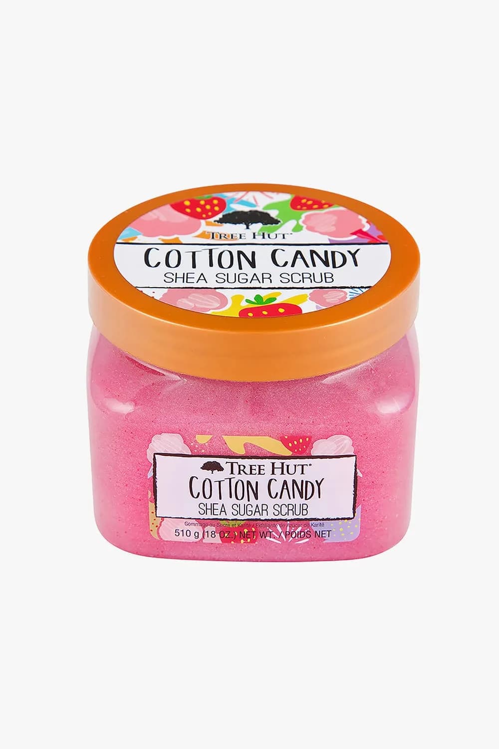 اسکراب بدن شکر و شی باتر Tree Hut مدل Cotton Candy — تصویر ۸