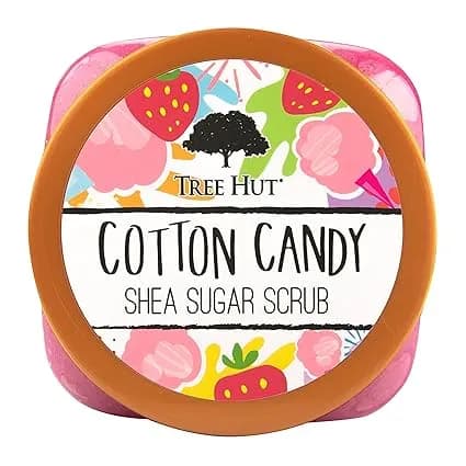 اسکراب بدن شکر و شی باتر Tree Hut مدل Cotton Candy — تصویر ۶