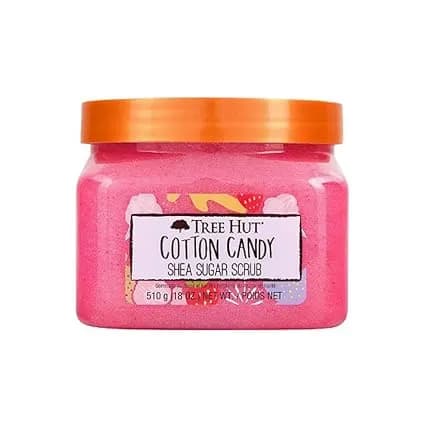 اسکراب بدن شکر و شی باتر Tree Hut مدل Cotton Candy — تصویر ۲