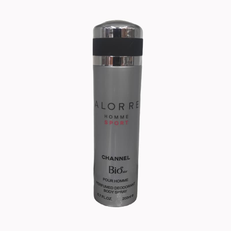 اسپری بدن بیو استار مدل ALORRE HOMME SPORT حجم 200mL — تصویر ۳