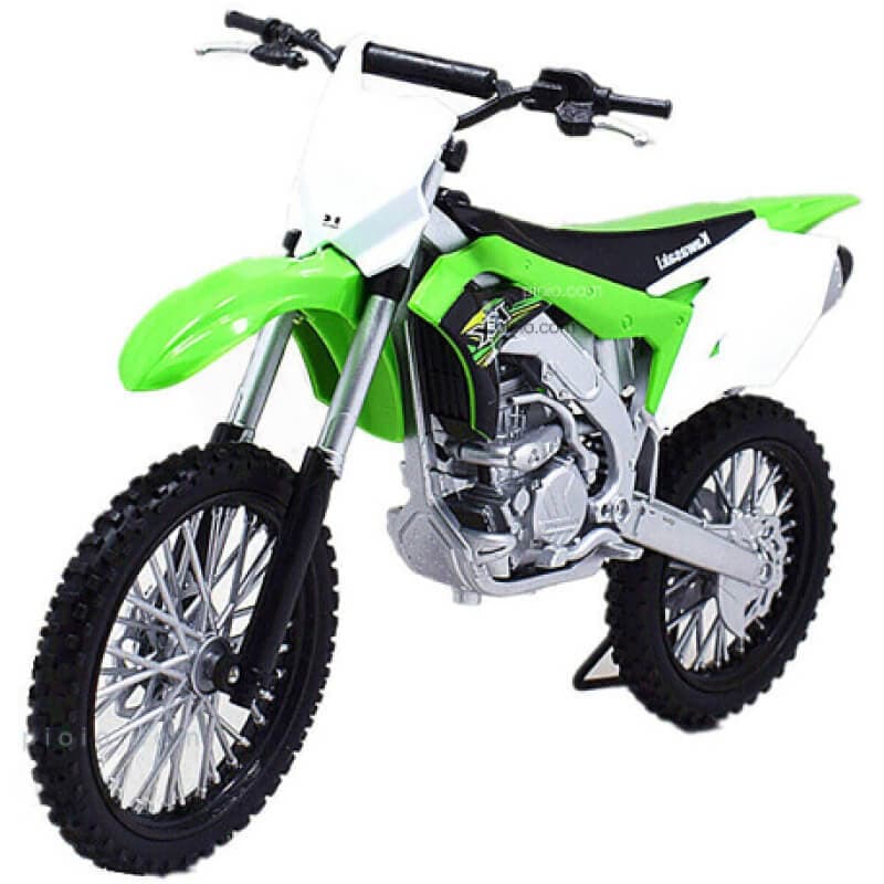 ماکت موتور Kawasaki KX 250F برند Welly مقیاس 1:10